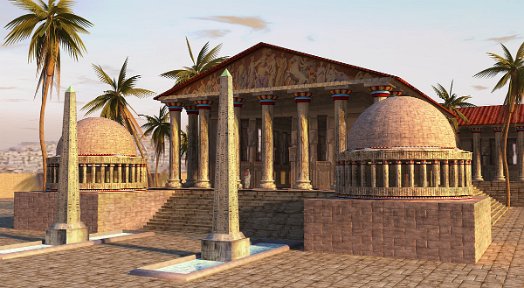 Caesareum Temple in Ancient Alexandria